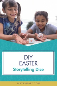 DIY Easter Storytelling Dice Pin
