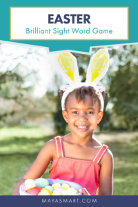 Easter literacy activity pin