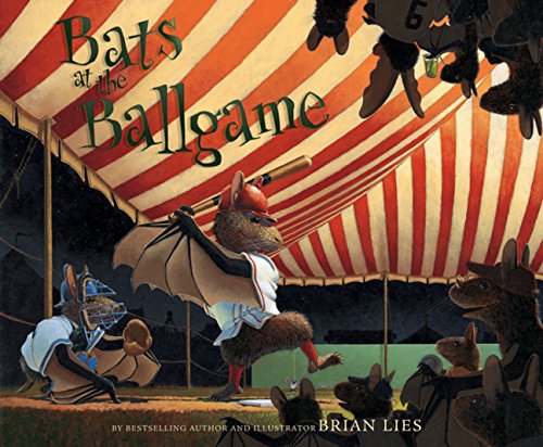 Bats at the Ballgame by Brian Lies book cover