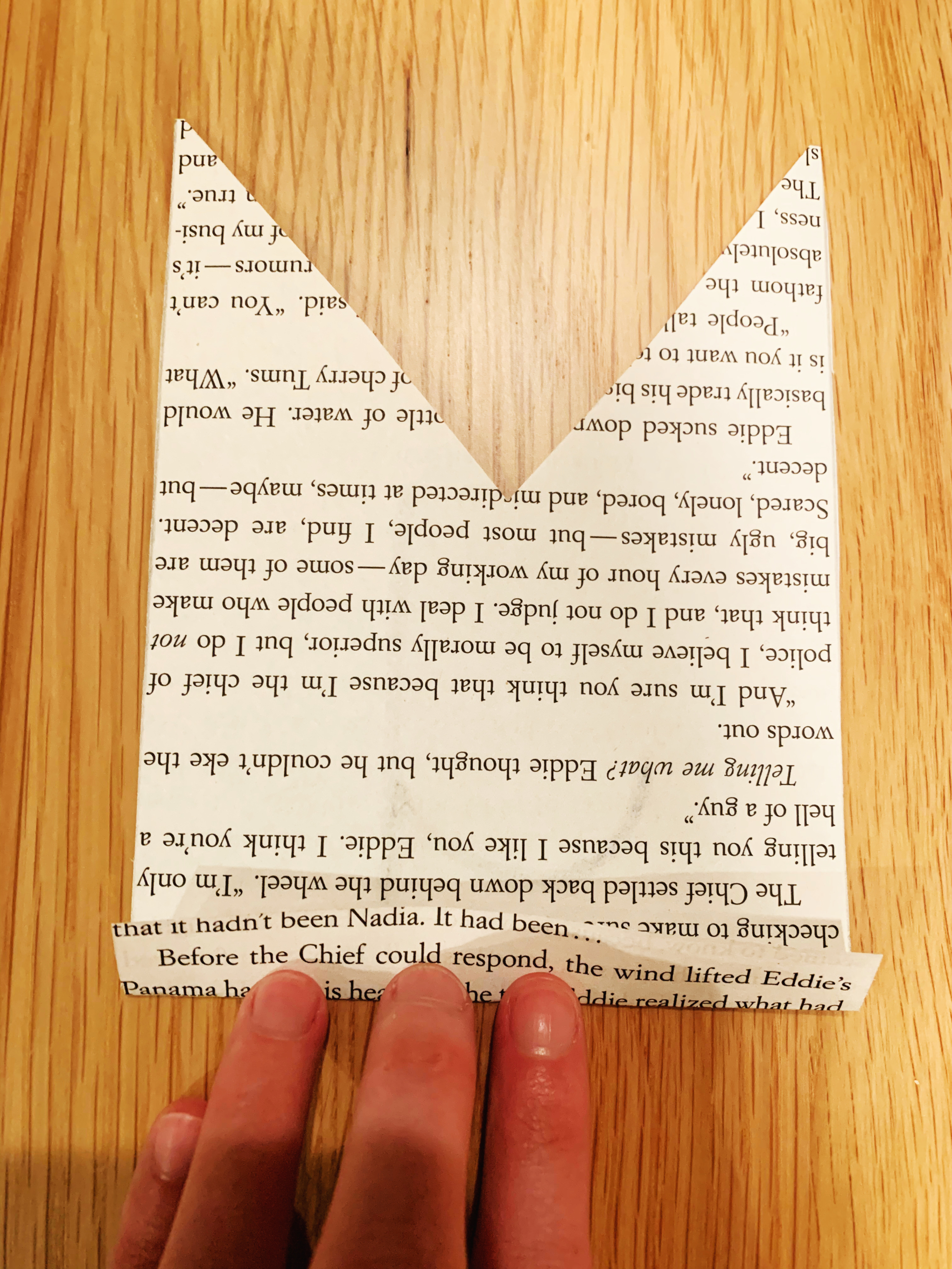 DIY Book Page Banner