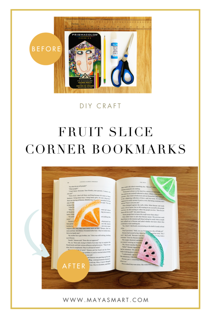 Fruit Slice Corner Bookmark