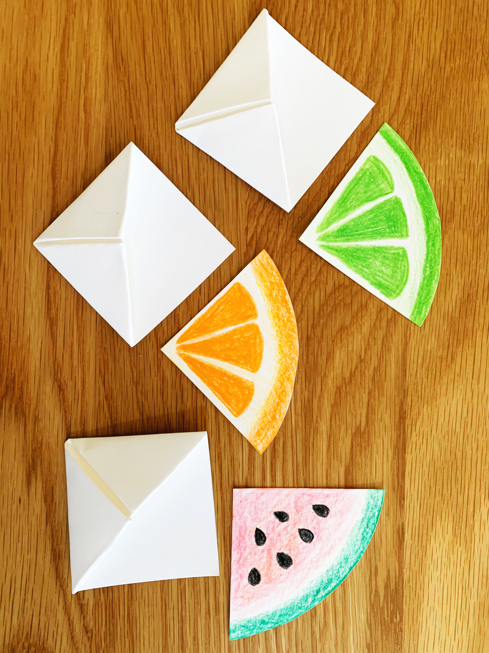 Fruit Slice Corner Bookmarks