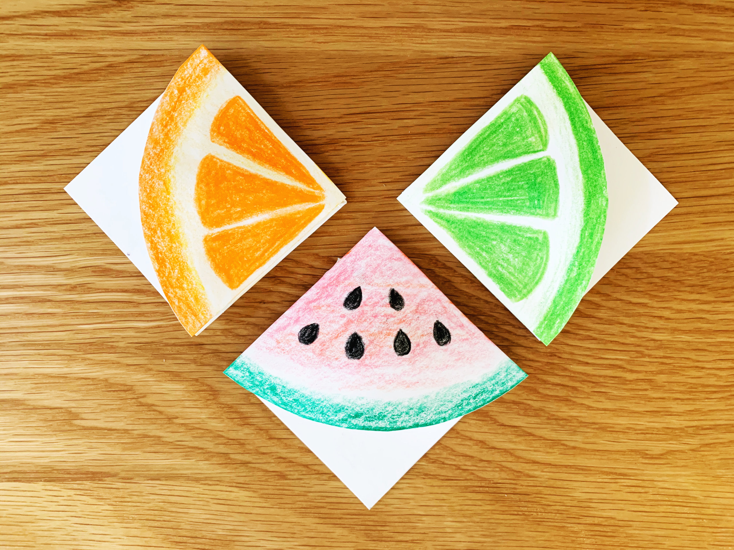 Fruit Slice Corner Bookmarks