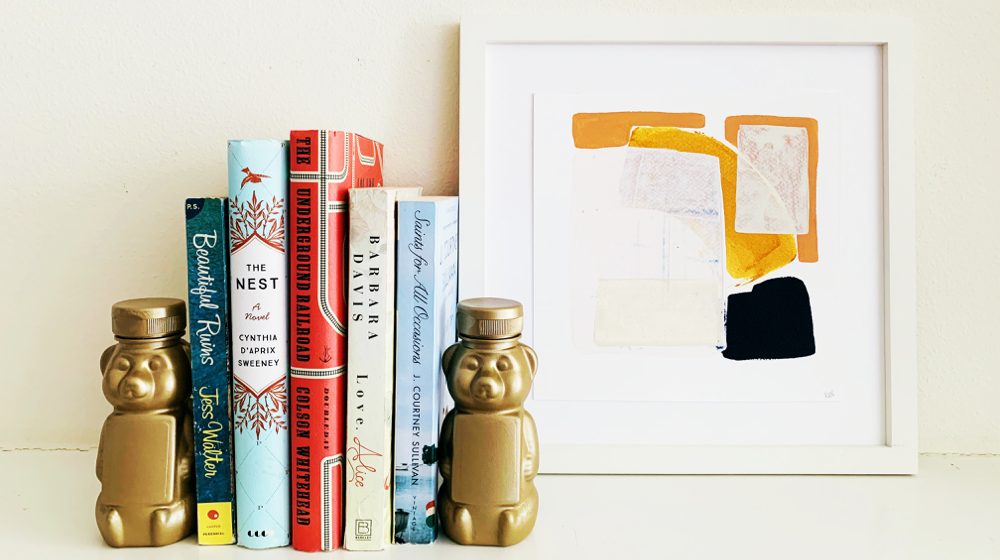 DIY Book Craft: Honey Bear Bookends