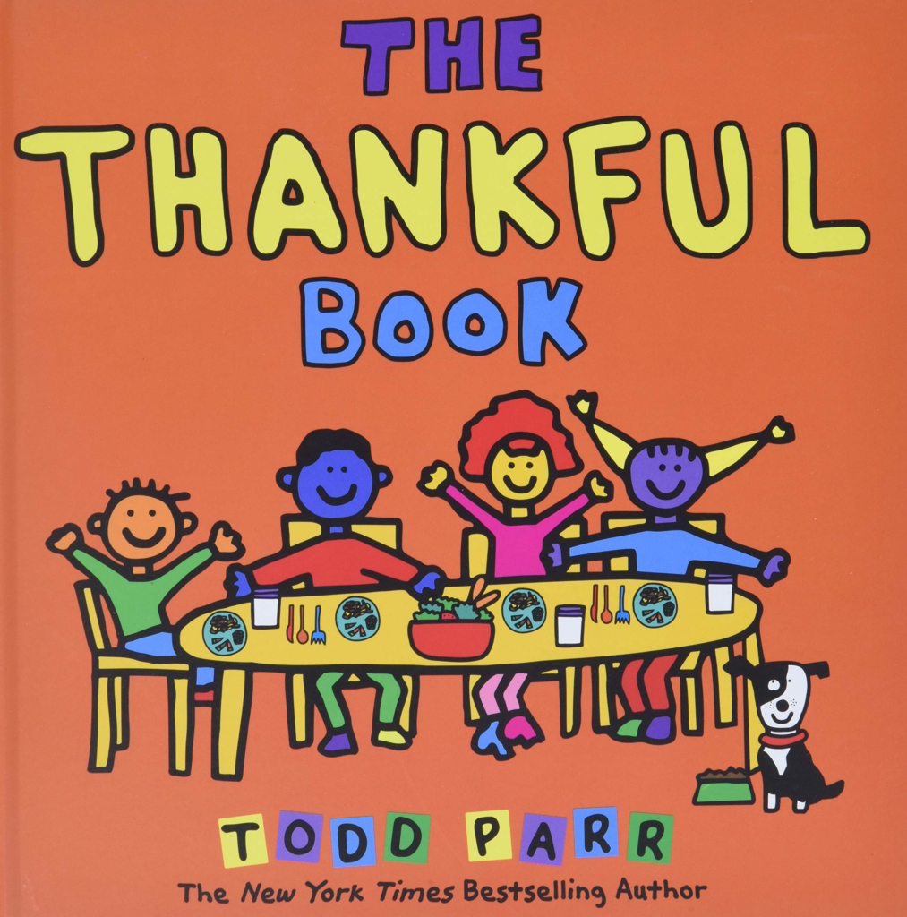 The Thankful Book by Todd Parr book cover