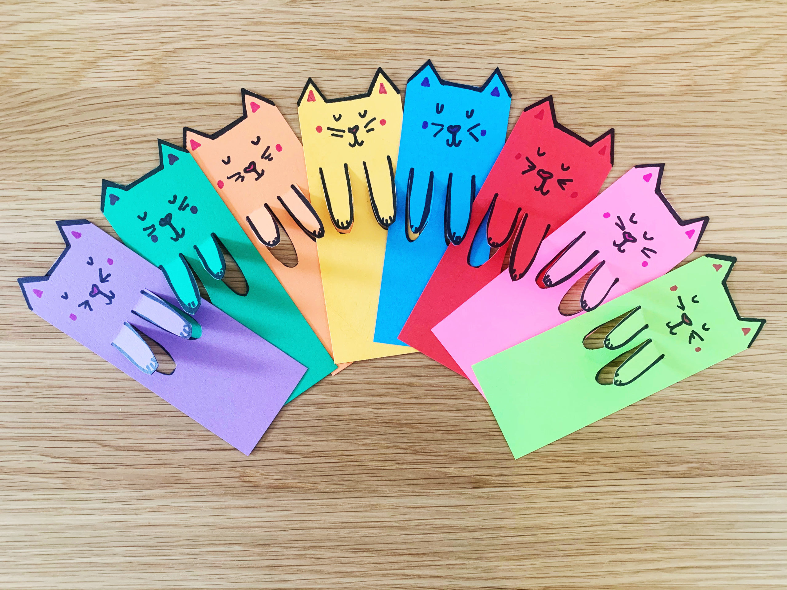 Cute Cat Bookmarks