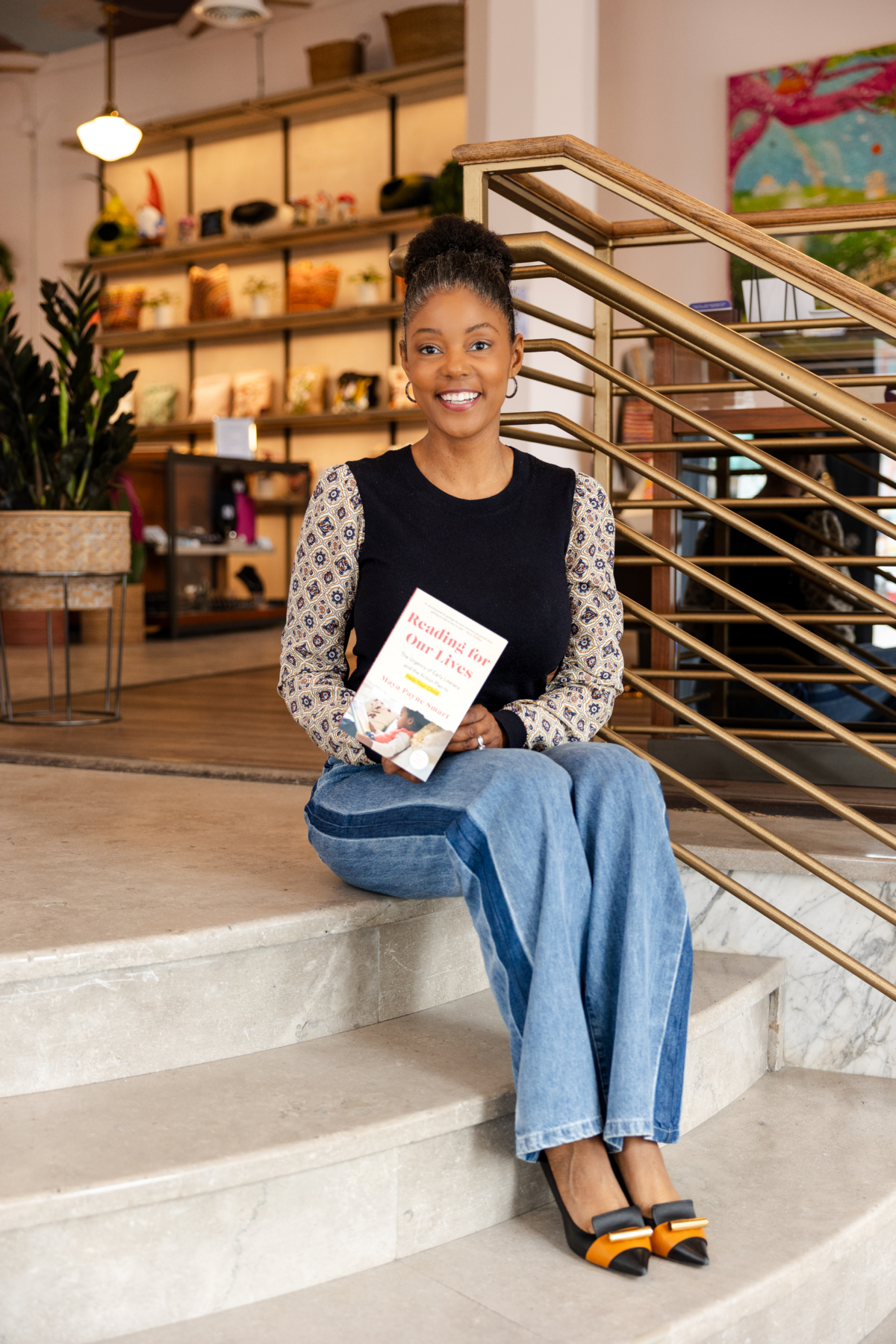 Maya Payne Smart with Book Reading for Our Lives